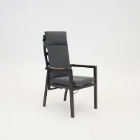 Vita Levy stapelstoel teak arm
