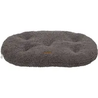 Animal Boulevard CURL PLUSH Ovaal Kussen - Kleur: Grijs - Maat XS: 55x40x7 cm