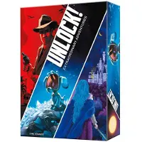 Asmodee Unlock! Extraordinary Adventures Board Game Spanish Version Transparant Kinderen