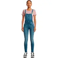 G-Star Lynn High Waist Skinny Overall Faded Neptune Blue Maat: W26 | Jumpsuits Outlet | Dames | Blauw