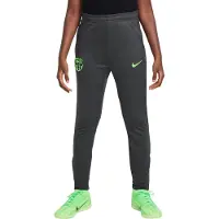 Nike FC Barcelona Strike Trainingsbroek 2024-2025 Kids Donkergrijs Lichtgroen