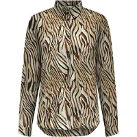 ONLY ONLJANE LIFE L/S SHIRT PTM Dames Blouse - Leather Brown Soft Sway