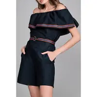 Anne Fontaine Virgie-p20 Dark Blue Maat: 38 | Playsuits Outlet | Dames | Zwart