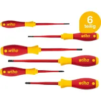Wiha VDE schroevendraaierset SoftFinish electric 6-delig