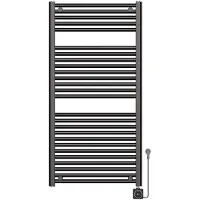 Boss & Wessing Elektrische radiator bws lara 118.5x60 cm smart wifi gunmetal