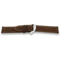 Claudio Calli Horlogeband G358 Antique Croco M.bruin 20×20 mm