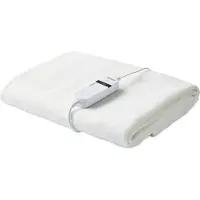 Tomado TEB1510W - Elektrische deken 1 persoons - 150 x 80 cm - Warmtedeken - Elektrische onderdeken - Extra snelle opwarming