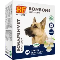BF Petfood Schapenvet Knoflook maxi 16 doosjes van 40 st.
