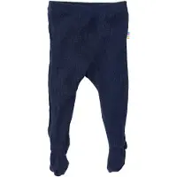 Joha - Kid's Leggings with Foot - Merino-ondergoed 100, blauw