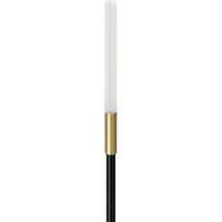 Lombardo Linfa 120 Grondpaal Black | Brass | 3000K IP66 Lichtbron Inbegrepen
