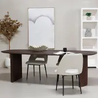 Giga Meubel Eettafel Feline Walnoot 300cm