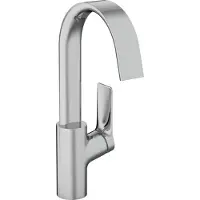 Hansgrohe Vivenis wastafelkraan waterbesparend met draaibare uitloop chroom