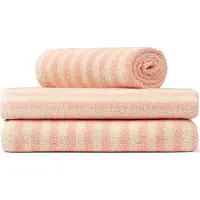 Bongusta - Naram Bath Sheet - Strandlaken 150 x 100 cm, tropical & creme