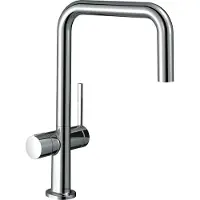 Hansgrohe talis m54 eengreeps keukenmengkraan u 220 met stopkraan voor vaatwasser, chroom