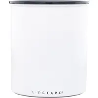 Airscape - Airscape - LET OP 1 Kilo! - Koffiebonen - Voorraadpotten - Vacuuum - Koffie - Staal - Mat wit - LET OP 1 Kilo!