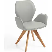 NIEHOFF SITZMÖBEL Colorado Trend-Line design fauteuil wild eiken frame - leer
