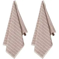 Humdakin Theedoek Notes of Hygge Neutral (Set van 2)