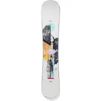 Burton - Snowboards - Hideaway 2026 voor Dames van Hout - Maat 152 cm - Wit