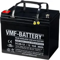 VMF DC36-12 AGM Deep Cycle accu (12V, 36 Ah. T7 terminal)
