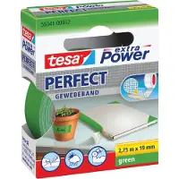 TESA Plakband Tesa textiel 19mmx2.75m groen | 10 stuks