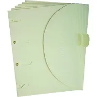 Tarifold collection Documentenmap TARIFOLD Smartfolder, formaat A4, voor max. 80 vel, karton, crèmekleurig, 6 stuks