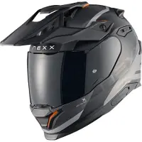 NEXX Y.TRAVL Quest Zwart Mat Grijs Adventure Integraalhelm Maat XL