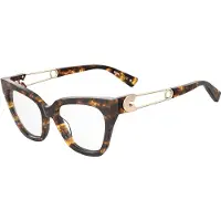 Moschino MOS638 52/18/145 Havana Acetaat monturen VROUW MOS638