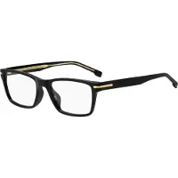 HUGO BOSS BOSS 1740/F 53/19/145 Zwarte Acetaat monturen MAN BOSS 1740/F
