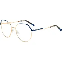 Missoni MIS 0204 56/16/145 Blauw goud Metalen monturen VROUW MIS 0204