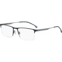 HUGO BOSS BOSS 1698 57/19/150 Matte blauwe ruthenium Metalen monturen MAN BOSS 1698