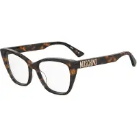Moschino MOS642 52/15/140 Havana Acetaat monturen VROUW MOS642