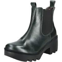 Fly london Chelsea boots petrol / zwart