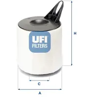 Ufi 27.595.00 Luchtfilter