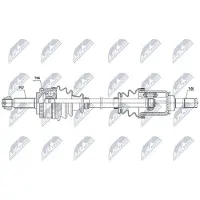 NTY NPW-KA-368 Aandrijfas
