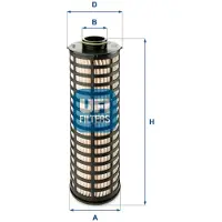 Ufi 25.111.00 Oliefilter