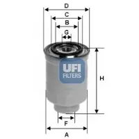Ufi 24.398.00 Brandstoffilter