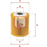 Sofima S 5216 PE Oliefilter