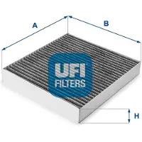 Ufi 54.167.00 Interieurfilter
