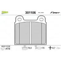 Valeo 301106 Remblokken