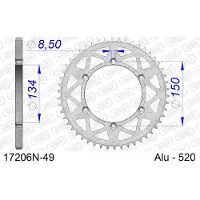 DC AFAM 17206n Achtertandwiel