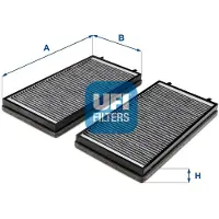 Ufi 54.240.00 Interieurfilter