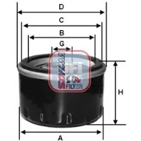 Sofima S 8240 R Oliefilter
