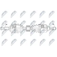 NTY NPW-RE-134 Aandrijfas