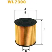 WIX FILTERS WL7300 Oliefilter
