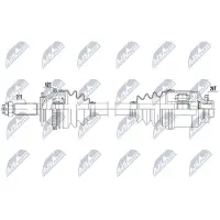NTY NPW-HY-526 Aandrijfas