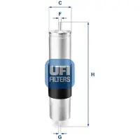 Ufi 31.839.00 Brandstoffilter