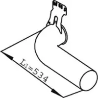 DINEX Uitlaatpijp 68716