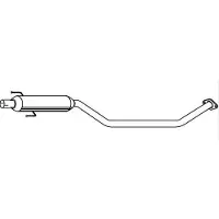 VEGAZ TS-459 Uitlaat middendemper