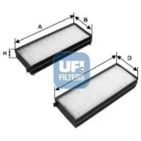 Ufi 53.121.00 Interieurfilter