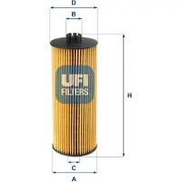 Ufi 25.005.00 Oliefilter